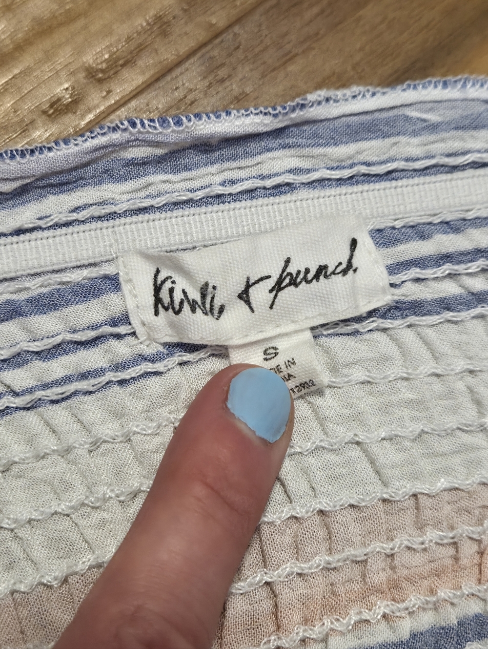 Kiwi + Punch Striped 2-Piece Tube Top & Pant Set Size Small - Picture 8 of 10